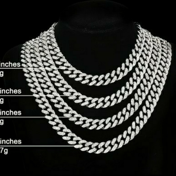 FEEL STYLE Men's Miami Cuban Link Chain - Picture 4 of 9